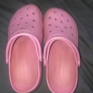 Light pink crocs